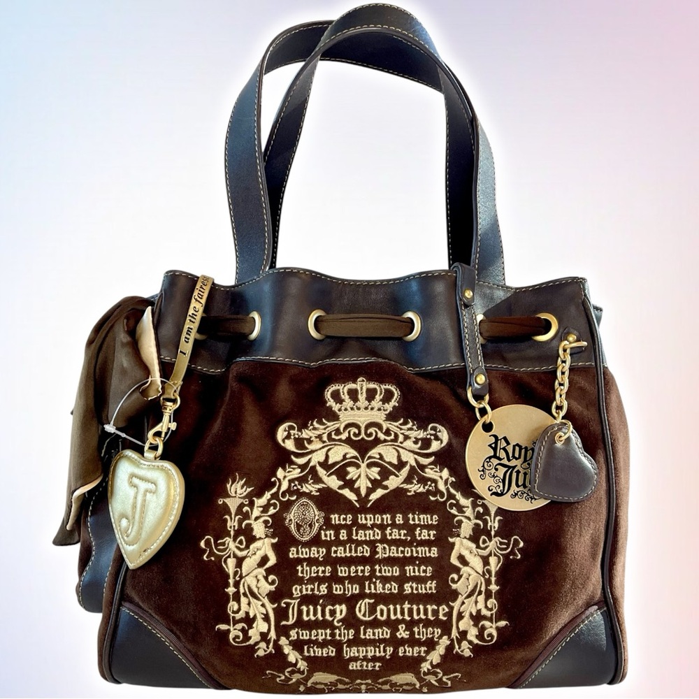 -SOLD- Vtg Y2K NWOT Juicy Couture Fairytale Daydreamer Dark Brown / Chocolate